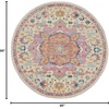 image:imageNourison Home Passion Ivory Pink 53 x 73 Area Rug  Easy Clean Non Shedding Bed Room Living Room Dining Room Kitchen 5 x 7Ivory Pink