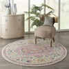 image:imageNourison Home Passion Ivory Pink 53 x 73 Area Rug  Easy Clean Non Shedding Bed Room Living Room Dining Room Kitchen 5 x 7Ivory Pink