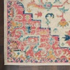 image:imageNourison Home Passion Ivory Pink 53 x 73 Area Rug  Easy Clean Non Shedding Bed Room Living Room Dining Room Kitchen 5 x 7Ivory Pink