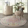 image:imageNourison Home Passion Ivory Pink 53 x 73 Area Rug  Easy Clean Non Shedding Bed Room Living Room Dining Room Kitchen 5 x 7Ivory Pink