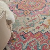 image:imageNourison Home Passion Ivory Pink 53 x 73 Area Rug  Easy Clean Non Shedding Bed Room Living Room Dining Room Kitchen 5 x 7Ivory Pink