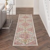 image:imageNourison Home Passion Ivory Pink 53 x 73 Area Rug  Easy Clean Non Shedding Bed Room Living Room Dining Room Kitchen 5 x 7Ivory Pink