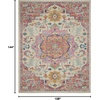 image:imageNourison Home Passion Ivory Pink 53 x 73 Area Rug  Easy Clean Non Shedding Bed Room Living Room Dining Room Kitchen 5 x 7Ivory Pink