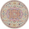 image:imageNourison Home Passion Ivory Pink 53 x 73 Area Rug  Easy Clean Non Shedding Bed Room Living Room Dining Room Kitchen 5 x 7Ivory Pink