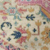 image:imageNourison Home Passion Ivory Pink 53 x 73 Area Rug  Easy Clean Non Shedding Bed Room Living Room Dining Room Kitchen 5 x 7Ivory Pink