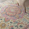 image:imageNourison Home Passion Ivory Pink 53 x 73 Area Rug  Easy Clean Non Shedding Bed Room Living Room Dining Room Kitchen 5 x 7Ivory Pink