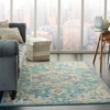 image:imageNourison Home Passion Ivory Pink 53 x 73 Area Rug  Easy Clean Non Shedding Bed Room Living Room Dining Room Kitchen 5 x 7IvoryLight Blue