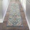 image:imageNourison Home Passion Ivory Pink 53 x 73 Area Rug  Easy Clean Non Shedding Bed Room Living Room Dining Room Kitchen 5 x 7IvoryLight Blue