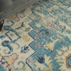 image:imageNourison Home Passion Ivory Pink 53 x 73 Area Rug  Easy Clean Non Shedding Bed Room Living Room Dining Room Kitchen 5 x 7IvoryLight Blue