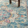 image:imageNourison Home Passion Ivory Pink 53 x 73 Area Rug  Easy Clean Non Shedding Bed Room Living Room Dining Room Kitchen 5 x 7IvoryLight Blue