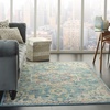 image:imageNourison Home Passion Ivory Pink 53 x 73 Area Rug  Easy Clean Non Shedding Bed Room Living Room Dining Room Kitchen 5 x 7IvoryLight Blue