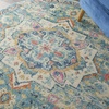 image:imageNourison Home Passion Ivory Pink 53 x 73 Area Rug  Easy Clean Non Shedding Bed Room Living Room Dining Room Kitchen 5 x 7IvoryLight Blue