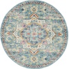 image:imageNourison Home Passion Ivory Pink 53 x 73 Area Rug  Easy Clean Non Shedding Bed Room Living Room Dining Room Kitchen 5 x 7IvoryLight Blue