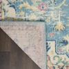 image:imageNourison Home Passion Ivory Pink 53 x 73 Area Rug  Easy Clean Non Shedding Bed Room Living Room Dining Room Kitchen 5 x 7IvoryLight Blue