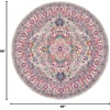image:imageNourison Home Passion Light Grey Pink 110 x 210 Area Rug  Easy Clean Non Shedding Bed Room Living Room Dining Room Kitchen 2 x 3Light Grey Pink