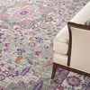 image:imageNourison Home Passion Light Grey Pink 110 x 210 Area Rug  Easy Clean Non Shedding Bed Room Living Room Dining Room Kitchen 2 x 3Light Grey Pink