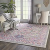 image:imageNourison Home Passion Light Grey Pink 110 x 210 Area Rug  Easy Clean Non Shedding Bed Room Living Room Dining Room Kitchen 2 x 3Light Grey Pink