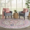 image:imageNourison Home Passion Light Grey Pink 110 x 210 Area Rug  Easy Clean Non Shedding Bed Room Living Room Dining Room Kitchen 2 x 3Light Grey Pink