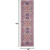 image:imageNourison Home Passion Light Grey Pink 110 x 210 Area Rug  Easy Clean Non Shedding Bed Room Living Room Dining Room Kitchen 2 x 3Light Grey Pink