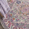 image:imageNourison Home Passion Light Grey Pink 110 x 210 Area Rug  Easy Clean Non Shedding Bed Room Living Room Dining Room Kitchen 2 x 3Light Grey Pink