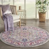 image:imageNourison Home Passion Light Grey Pink 110 x 210 Area Rug  Easy Clean Non Shedding Bed Room Living Room Dining Room Kitchen 2 x 3Light Grey Pink
