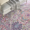 image:imageNourison Home Passion Light Grey Pink 110 x 210 Area Rug  Easy Clean Non Shedding Bed Room Living Room Dining Room Kitchen 2 x 3Light Grey Pink