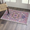 image:imageNourison Home Passion Light Grey Pink 110 x 210 Area Rug  Easy Clean Non Shedding Bed Room Living Room Dining Room Kitchen 2 x 3Light Grey Pink