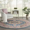 image:imageNourison Home Passion Light Grey Pink 110 x 210 Area Rug  Easy Clean Non Shedding Bed Room Living Room Dining Room Kitchen 2 x 3Teal Multicolor