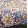 image:imageNourison Home Passion Light Grey Pink 110 x 210 Area Rug  Easy Clean Non Shedding Bed Room Living Room Dining Room Kitchen 2 x 3Teal Multicolor