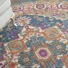 image:imageNourison Home Passion Light Grey Pink 110 x 210 Area Rug  Easy Clean Non Shedding Bed Room Living Room Dining Room Kitchen 2 x 3Teal Multicolor