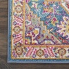 image:imageNourison Home Passion Light Grey Pink 110 x 210 Area Rug  Easy Clean Non Shedding Bed Room Living Room Dining Room Kitchen 2 x 3Teal Multicolor