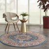 image:imageNourison Home Passion Light Grey Pink 110 x 210 Area Rug  Easy Clean Non Shedding Bed Room Living Room Dining Room Kitchen 2 x 3Teal Multicolor