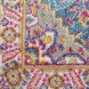 image:imageNourison Home Passion Light Grey Pink 110 x 210 Area Rug  Easy Clean Non Shedding Bed Room Living Room Dining Room Kitchen 2 x 3Teal Multicolor