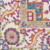image:imageNourison Home Passion Light Grey Pink 110 x 210 Area Rug  Easy Clean Non Shedding Bed Room Living Room Dining Room Kitchen 2 x 3Teal Multicolor