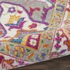 image:imageNourison Home Passion Light Grey Pink 110 x 210 Area Rug  Easy Clean Non Shedding Bed Room Living Room Dining Room Kitchen 2 x 3Teal Multicolor