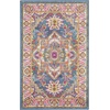 image:imageNourison Home Passion Light Grey Pink 110 x 210 Area Rug  Easy Clean Non Shedding Bed Room Living Room Dining Room Kitchen 2 x 3Teal Multicolor