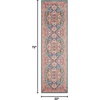 image:imageNourison Home Passion Light Grey Pink 110 x 210 Area Rug  Easy Clean Non Shedding Bed Room Living Room Dining Room Kitchen 2 x 3Teal Multicolor
