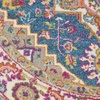 image:imageNourison Home Passion Light Grey Pink 110 x 210 Area Rug  Easy Clean Non Shedding Bed Room Living Room Dining Room Kitchen 2 x 3Teal Multicolor