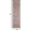 image:imageNourison Home Passion Light Grey Pink 110 x 210 Area Rug  Easy Clean Non Shedding Bed Room Living Room Dining Room Kitchen 2 x 3Teal Multicolor