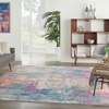image:imageNourison Home Passion Modern Ivory Multicolor 6 x 9 Oval Area Rug Easy Cleaning Non Shedding Bed Room Living Room Dining Room Kitchen 6x9 OvalIvory Multicolor