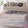 image:imageNourison Home Passion Modern Ivory Multicolor 6 x 9 Oval Area Rug Easy Cleaning Non Shedding Bed Room Living Room Dining Room Kitchen 6x9 OvalIvory Multicolor