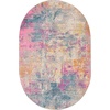 image:imageNourison Home Passion Modern Ivory Multicolor 6 x 9 Oval Area Rug Easy Cleaning Non Shedding Bed Room Living Room Dining Room Kitchen 6x9 OvalIvory Multicolor