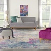 image:imageNourison Home Passion Modern Ivory Multicolor 6 x 9 Oval Area Rug Easy Cleaning Non Shedding Bed Room Living Room Dining Room Kitchen 6x9 OvalIvory Multicolor