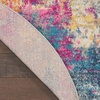 image:imageNourison Home Passion Modern Ivory Multicolor 6 x 9 Oval Area Rug Easy Cleaning Non Shedding Bed Room Living Room Dining Room Kitchen 6x9 OvalIvory Multicolor