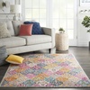 image:imageNourison Home Passion Multicolor 67 x 96 Area Rug  Easy Clean Non Shedding Bed Room Living Room Dining Room Kitchen 7 x 10Multi Color