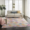 image:imageNourison Home Passion Multicolor 67 x 96 Area Rug  Easy Clean Non Shedding Bed Room Living Room Dining Room Kitchen 7 x 10Multi Color