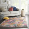 image:imageNourison Home Passion Multicolor 67 x 96 Area Rug  Easy Clean Non Shedding Bed Room Living Room Dining Room Kitchen 7 x 10Multi Color