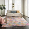image:imageNourison Home Passion Multicolor 67 x 96 Area Rug  Easy Clean Non Shedding Bed Room Living Room Dining Room Kitchen 7 x 10Multi Color