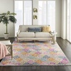 image:imageNourison Home Passion Multicolor 67 x 96 Area Rug  Easy Clean Non Shedding Bed Room Living Room Dining Room Kitchen 7 x 10Multi Color