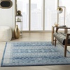 image:imageNourison Home Passion Navy Blue 53 x 73 Area Rug  Easy Clean Non Shedding Bed Room Living Room Dining Room Kitchen 5 x 739 x 59 Rectangular